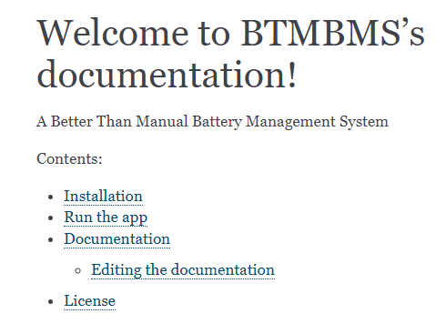 Better Than Manual Battery Management System (BTMBMS)